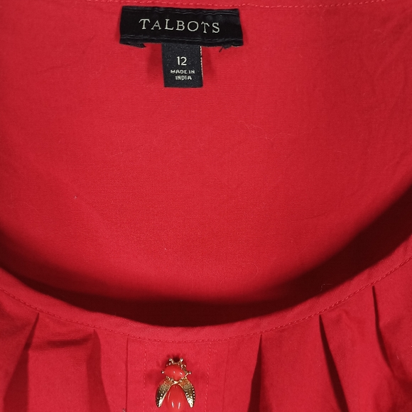 Red talbots sleeveless top - Picture 5 of 5